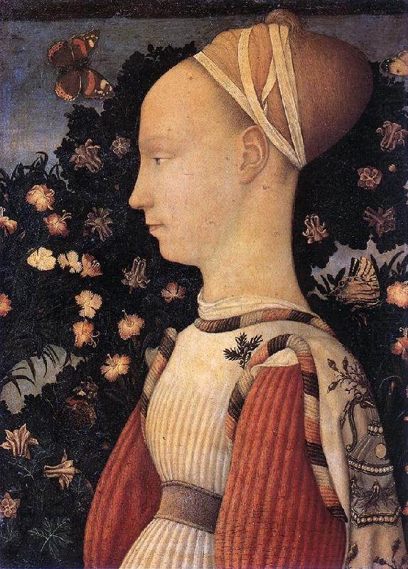 PISANELLO Portrait of a Princess of the House of Este  vhh china oil painting image