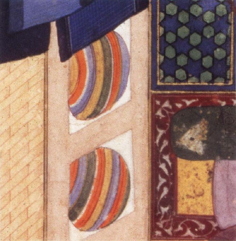 Bihzad Details from Caliph al Ma mun in his bath china oil painting image