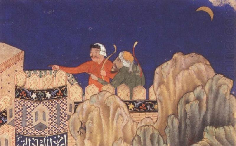 Bihzad The Crescent moon turned downwards china oil painting image