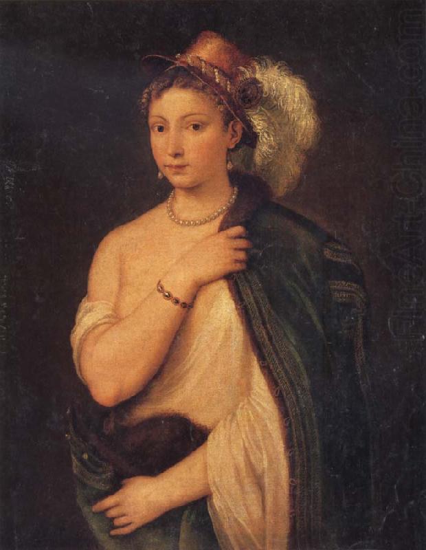 Titian Portrait of a Young Woman china oil painting image
