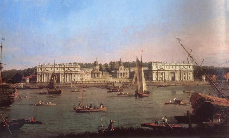 Canaletto Greenwich Hospital from the North Bank of the Thames china oil painting image