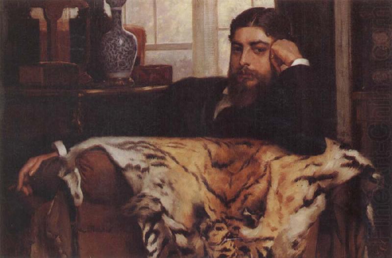 J.J.Tissot Portrait of a Gentleman china oil painting image