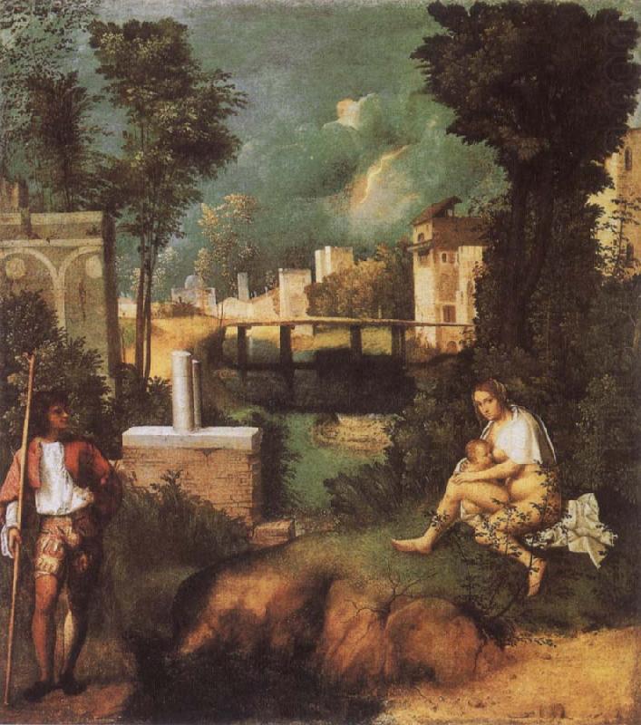Giorgione The Tempest china oil painting image