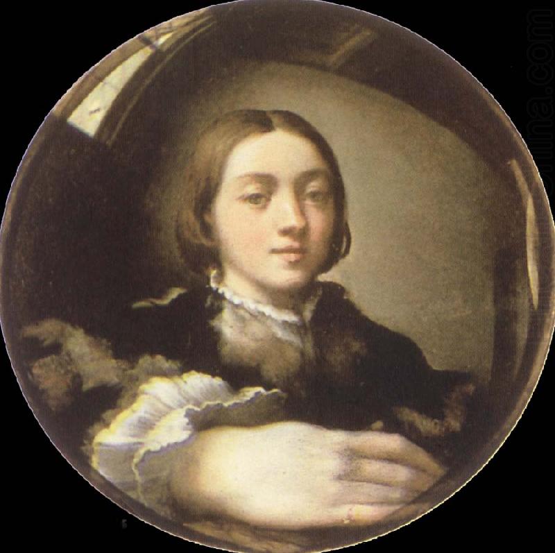PARMIGIANINO Self-Portrait in a Convex Mirror china oil painting image