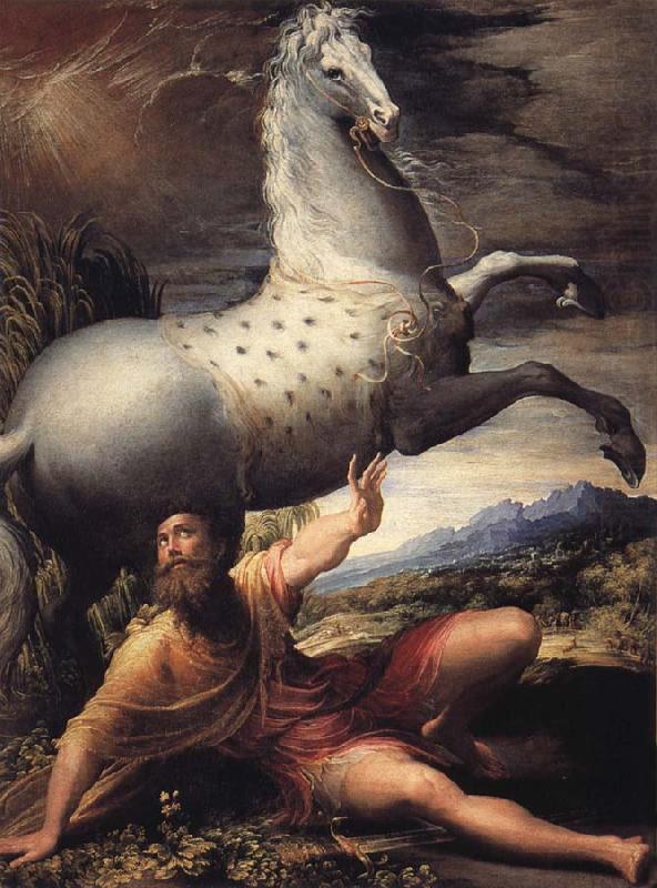 PARMIGIANINO The Conversion of Paul china oil painting image