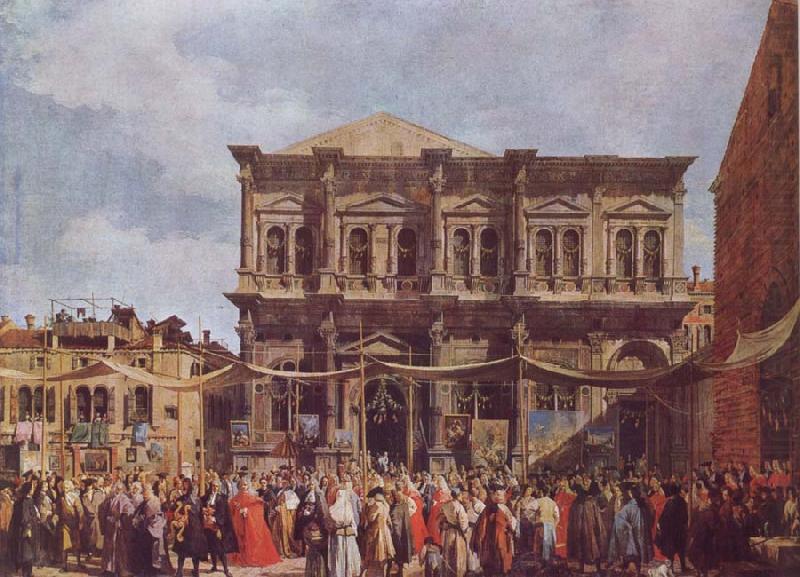 Canaletto The Feast Day of St Roch china oil painting image