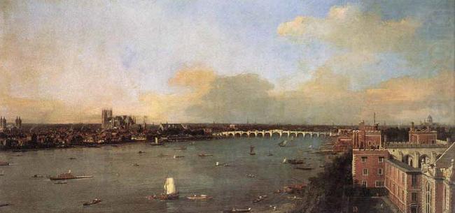 Canaletto London, Seen from an Arch of Westminster Bridge china oil painting image