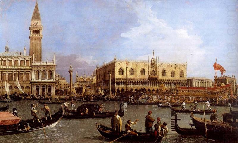 Canaletto named Canaletto Venetie, the Bacino Tue S. Marco on Hemelvaartsdag china oil painting image