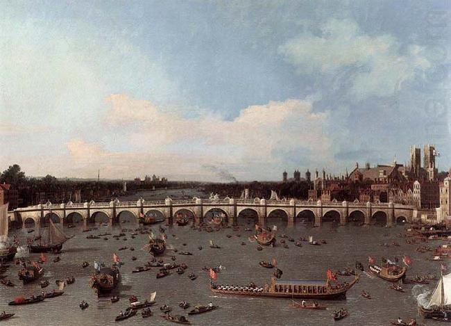 Canaletto Westminster Bridge from the North on Lord Mayor-s Day china oil painting image