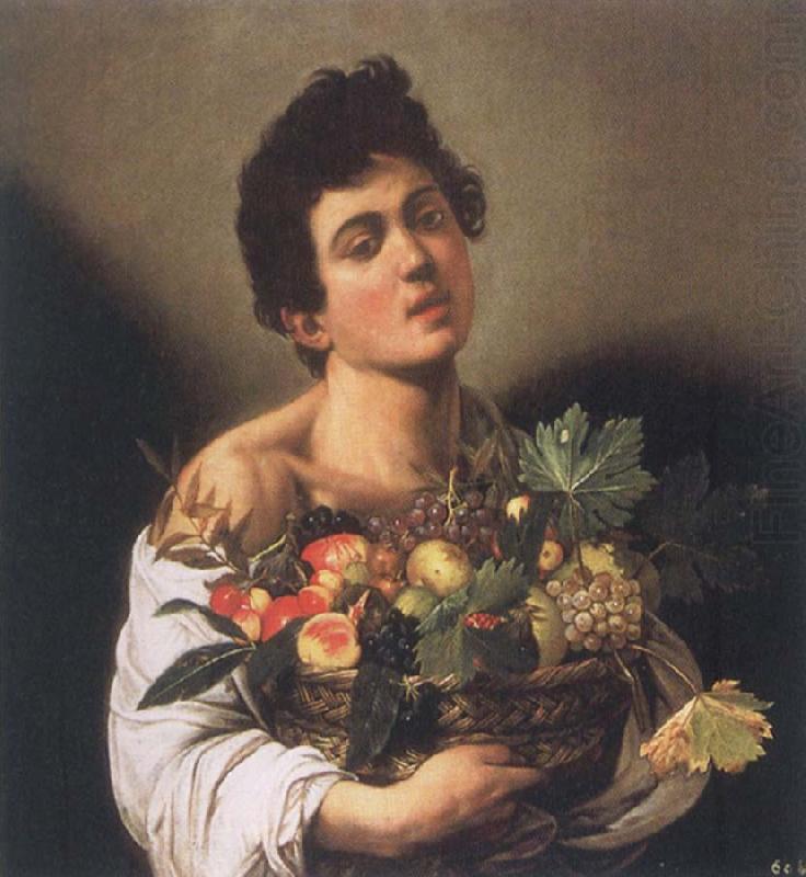 Caravaggio Boy with a Basket of Fruit china oil painting image