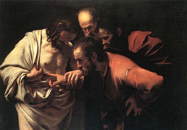 Caravaggio The Incredulity of Saint Thomas china oil painting image