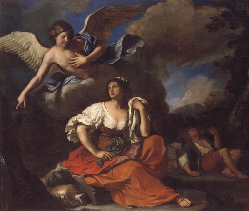 GUERCINO The Angel Appearing to Hagar and Ishmael china oil painting image