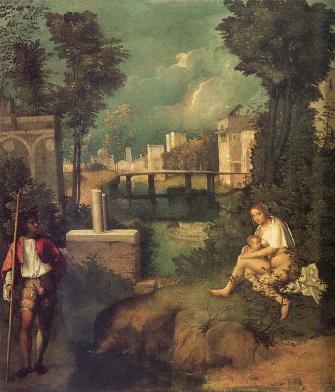 Giorgione THe Tempest china oil painting image