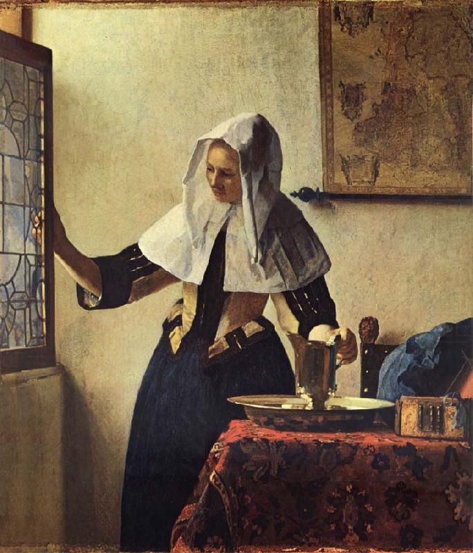 JanVermeer Woman with a Jug china oil painting image