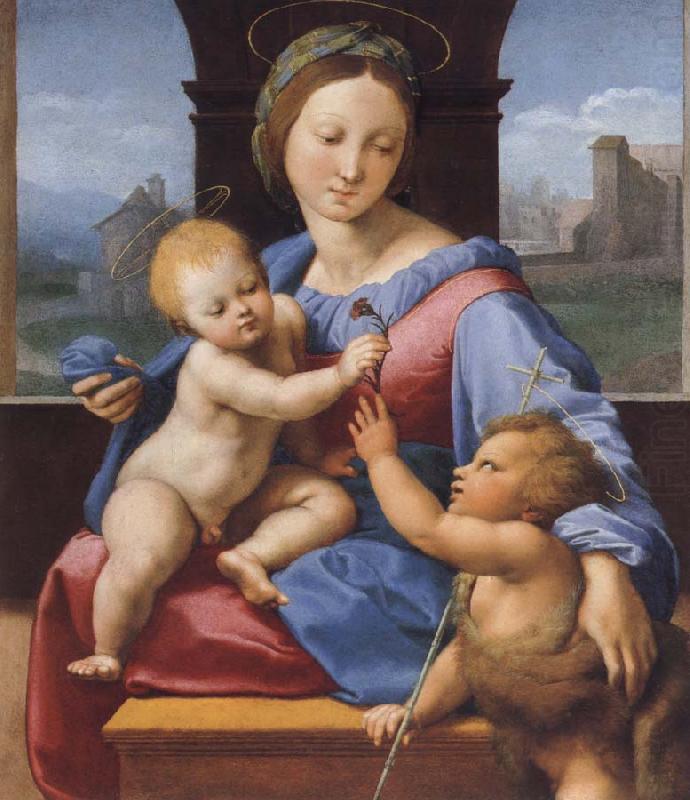 Raphael The Madonna and Child with teh Infant Baptist china oil painting image