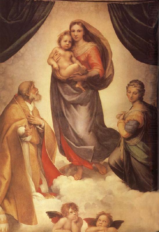 Raphael Sistine Madonna china oil painting image