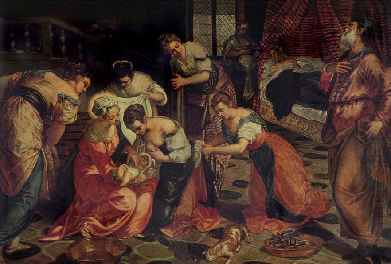 Tintoretto The Birth of St John the Baptist china oil painting image