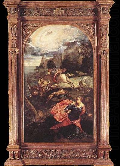 Tintoretto St. George and the Dragon china oil painting image