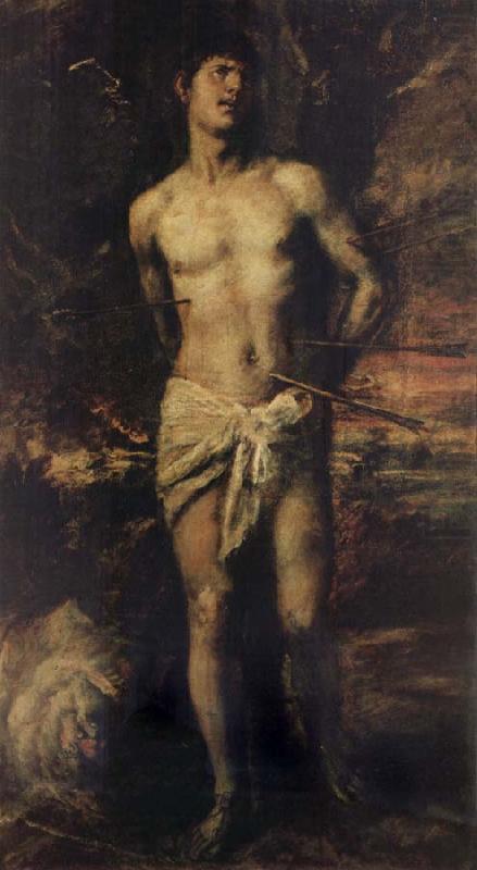 Titian St Sebastian china oil painting image