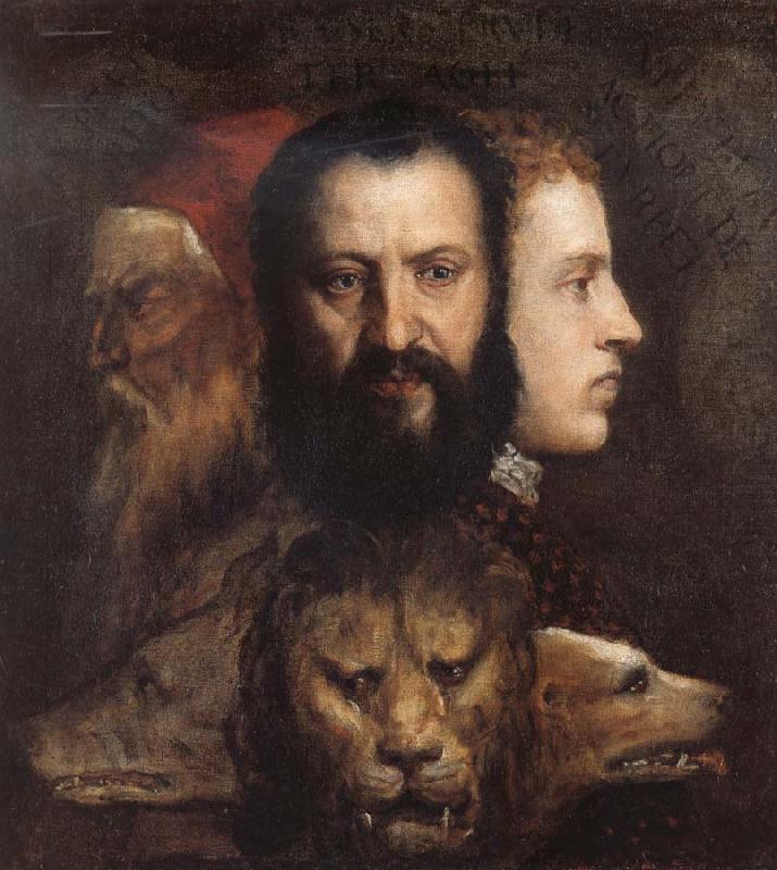 Titian An Allegory of Prudence china oil painting image