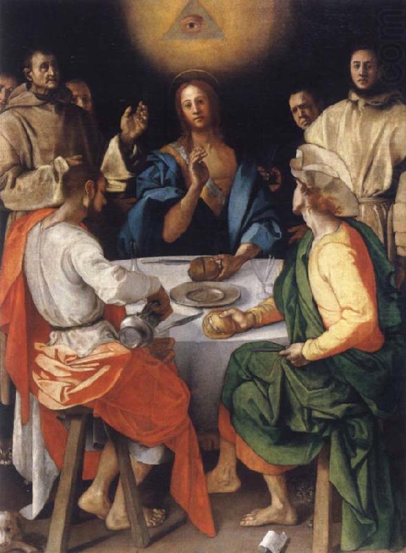 Pontormo The Mabl in Emmaus china oil painting image