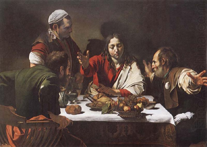 Caravaggio Supper of Aaimasi china oil painting image