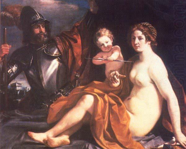 GUERCINO Venus, Mars and Cupid china oil painting image