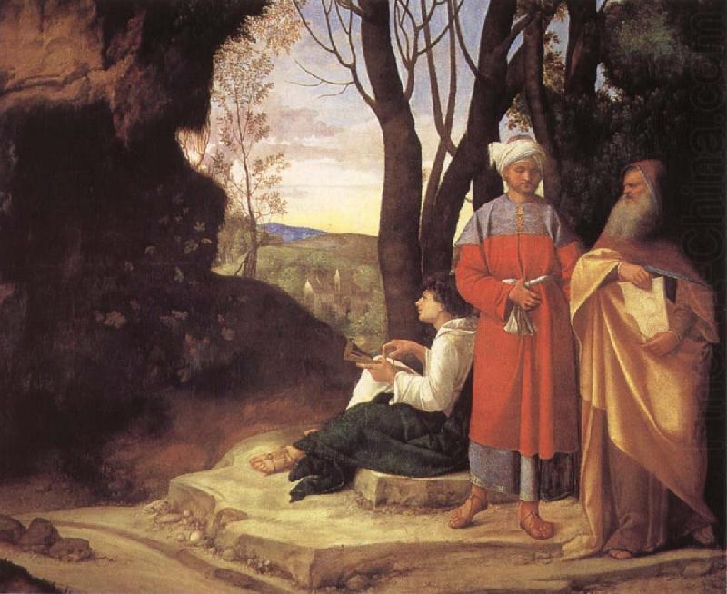 Giorgione The three philosophers china oil painting image