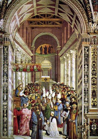 Pinturicchio Aeneas Piccolomini Crowned as Pope china oil painting image