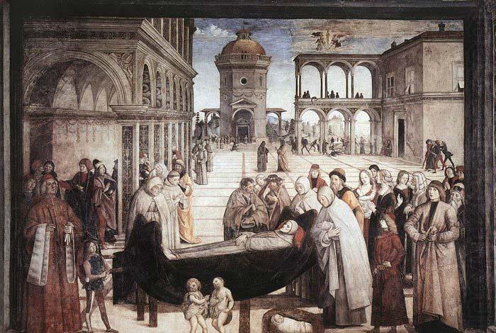 Pinturicchio Death of St. Bernardine china oil painting image