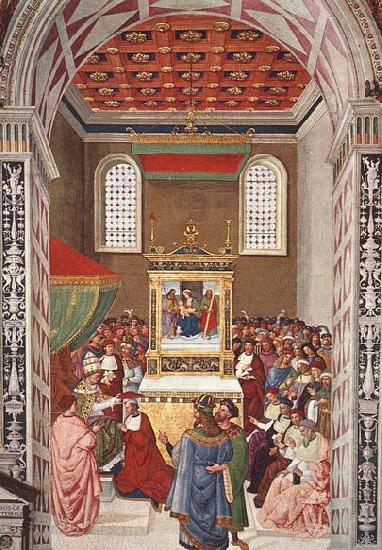 Pinturicchio Piccolomini Receives the Cardinal Hat china oil painting image