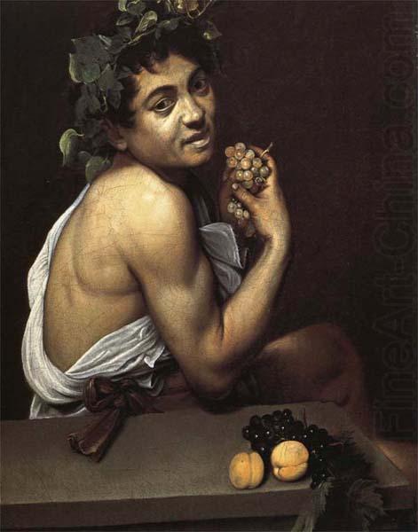 Caravaggio Self-Portrait as Bacchus china oil painting image