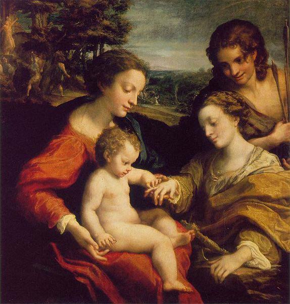 Correggio The Mystic Marriage of St. Catherine china oil painting image
