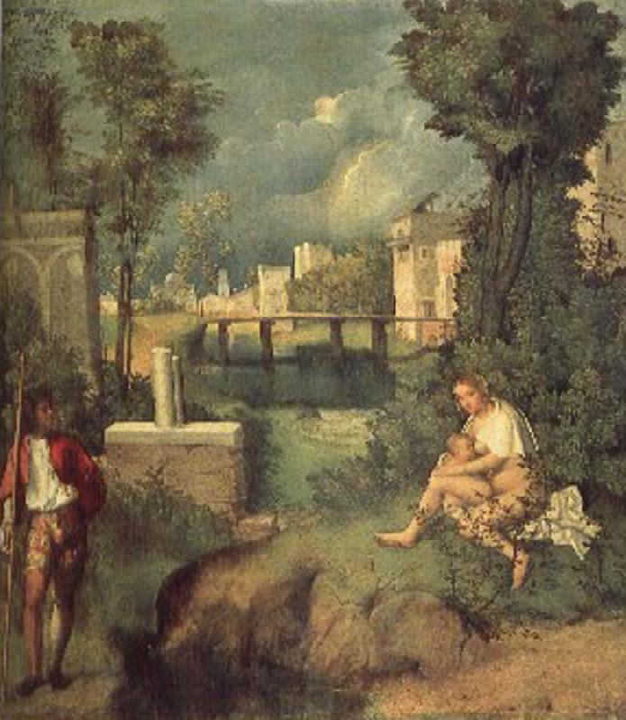 Giorgione Storm china oil painting image