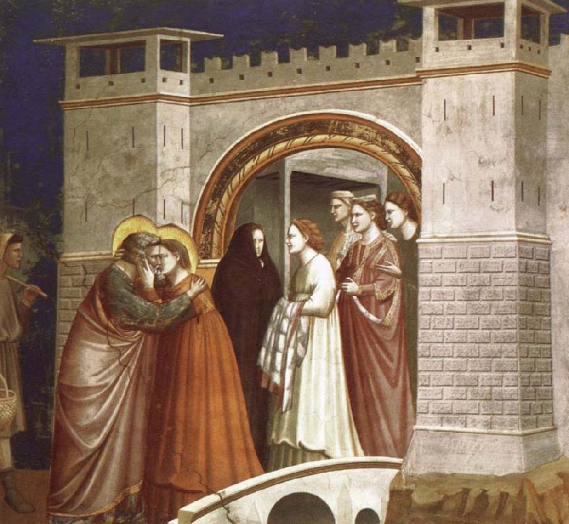 Giotto The Meeting at the Golden Gate china oil painting image