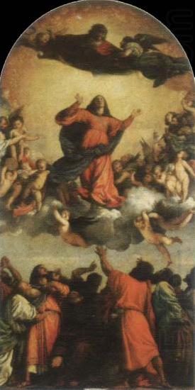 Titian assumption of the virgin china oil painting image