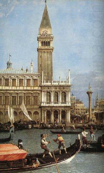 Canaletto Return of the Bucentoro to the Molo on Ascension Day china oil painting image