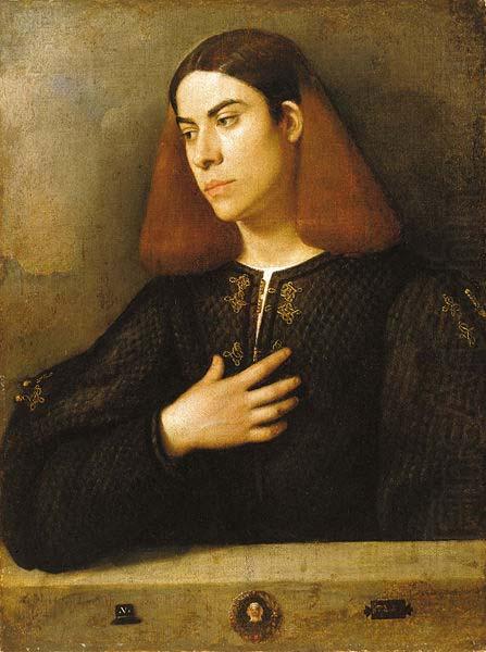 Giorgione The Budapest Portrait of a Young Man china oil painting image