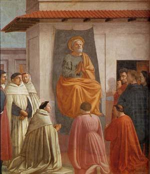 MASACCIO Fresco in the Brancacci Chapel in Santa Maria del Carmine, Florence china oil painting image