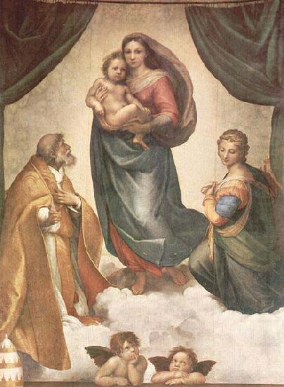 Raphael Sistine Madonna china oil painting image