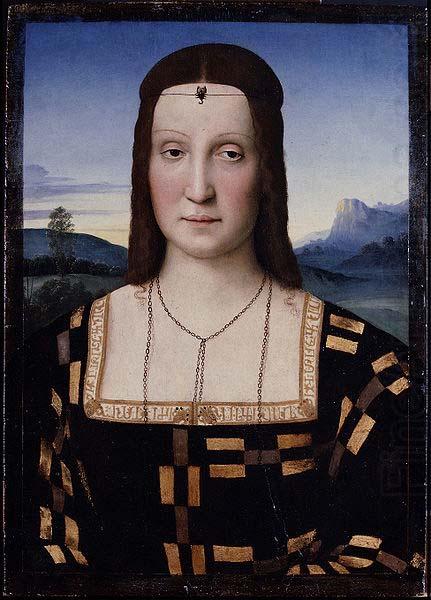 Raphael Portrait of Elisabetta Gonzaga, china oil painting image