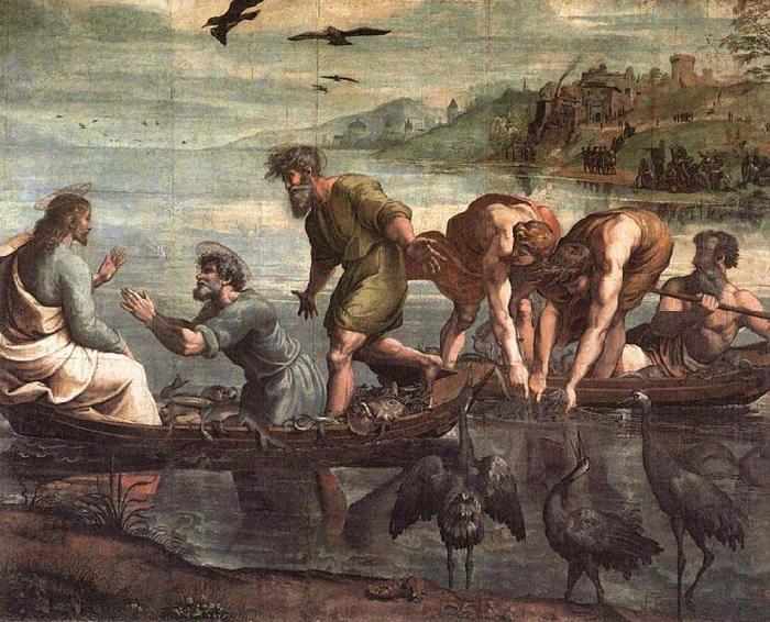 Raphael The Miraculous Draught of Fishes, china oil painting image