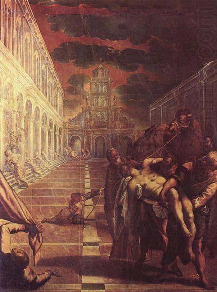 Tintoretto St Mark Body Brought to Venice china oil painting image