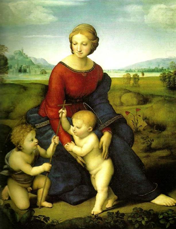 Raphael virgin and child with china oil painting image
