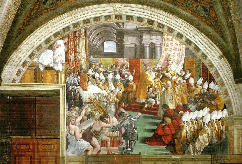 Raphael coronation of charlemagne china oil painting image