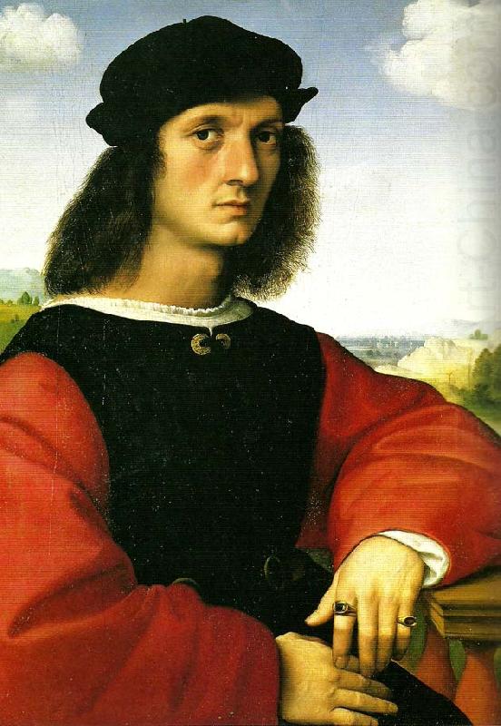 Raphael portrait of agnolo doni china oil painting image