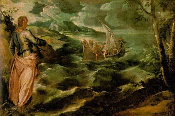 Tintoretto Christ at the Sea of Galilee china oil painting image