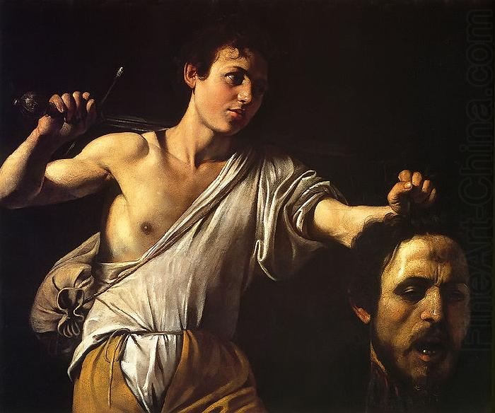 Caravaggio David mit dem Haupt des Goliath china oil painting image