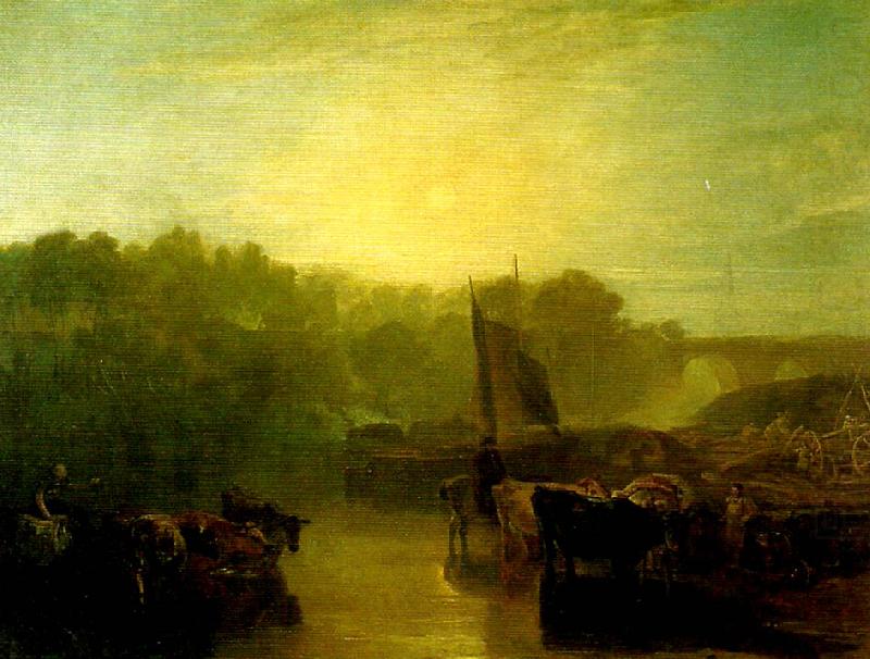 J.M.W.Turner dorchester mead china oil painting image