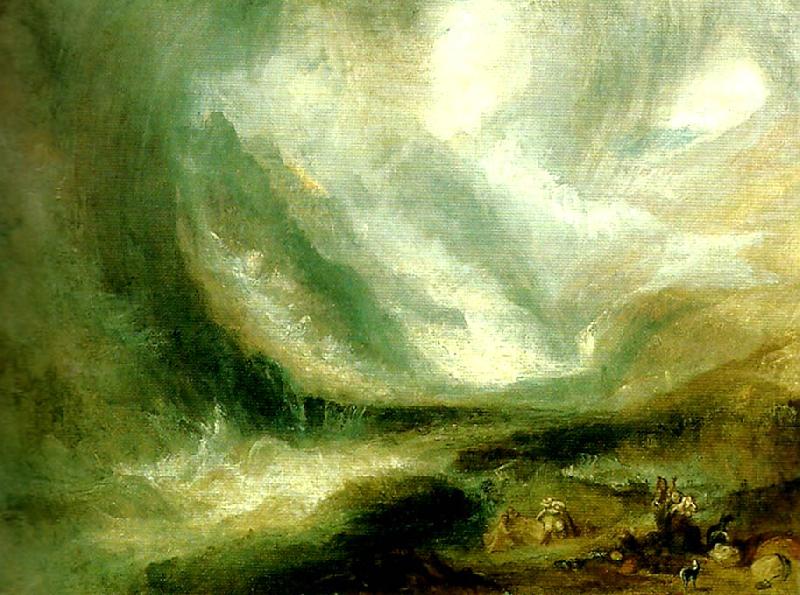J.M.W.Turner snow- storm avalanche and inundation-a scene in the upper part of the val d'aouste piedmont china oil painting image
